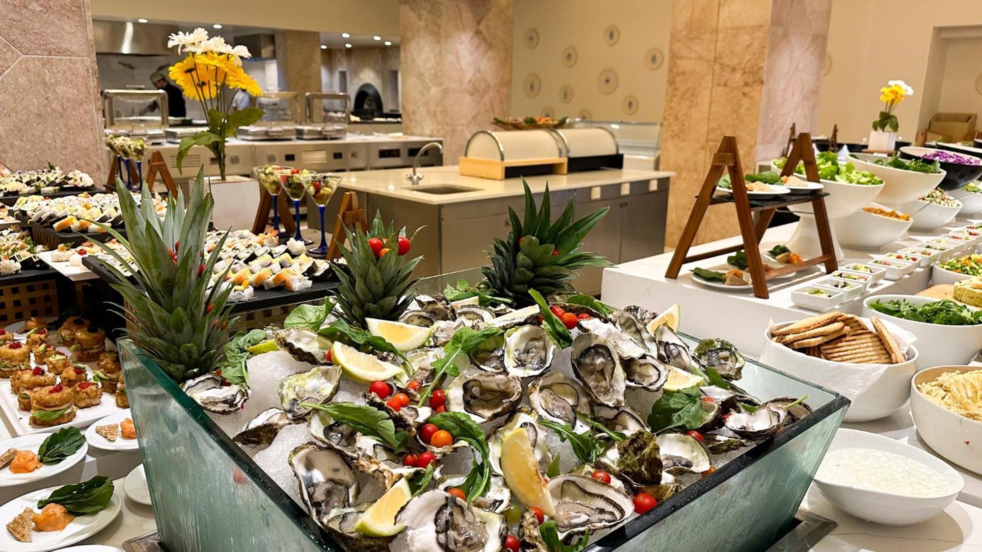 Royal Azur Thalassa Hammamet Exterior foto Oysters on ice